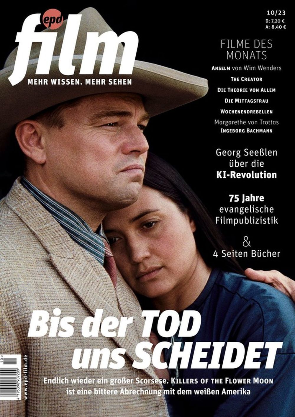 EPD Film Magazin Deutschland 2023-10 Leonardo DiCaprio Robert De Niro Lily Gladstone