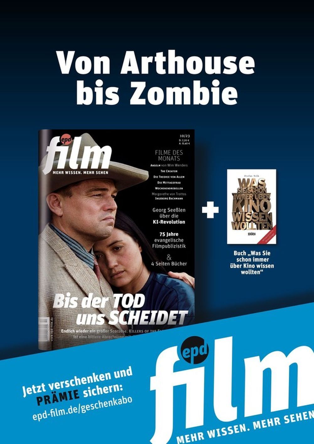 EPD Film Magazin Deutschland 2023-10 Leonardo DiCaprio Robert De Niro Lily Gladstone