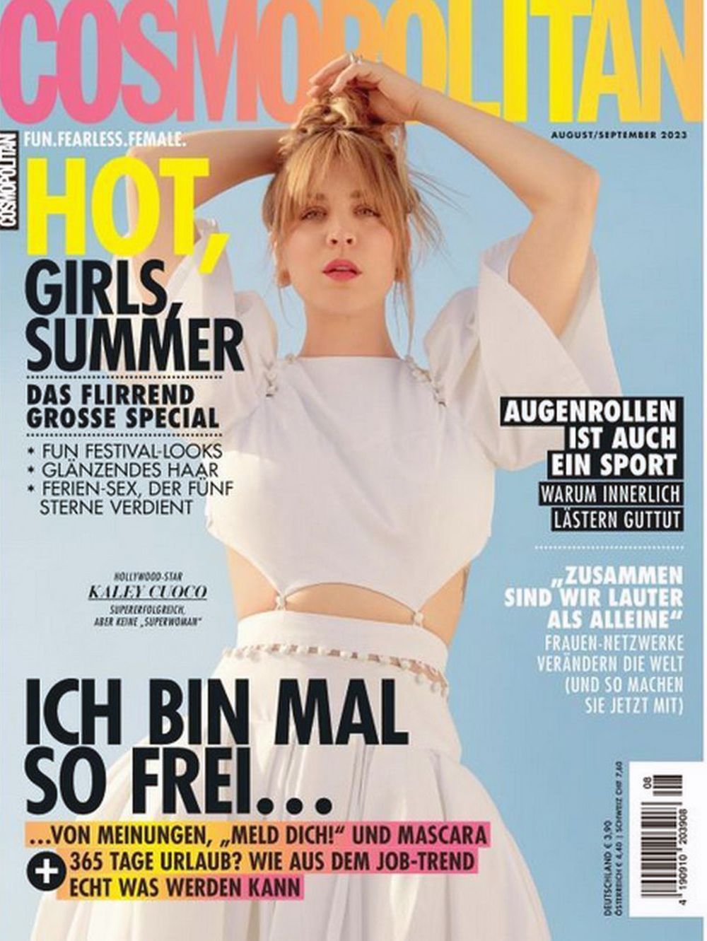 Cosmopolitan Magazin Deutschland 2023-08+09 Kaley Christine Cuoco