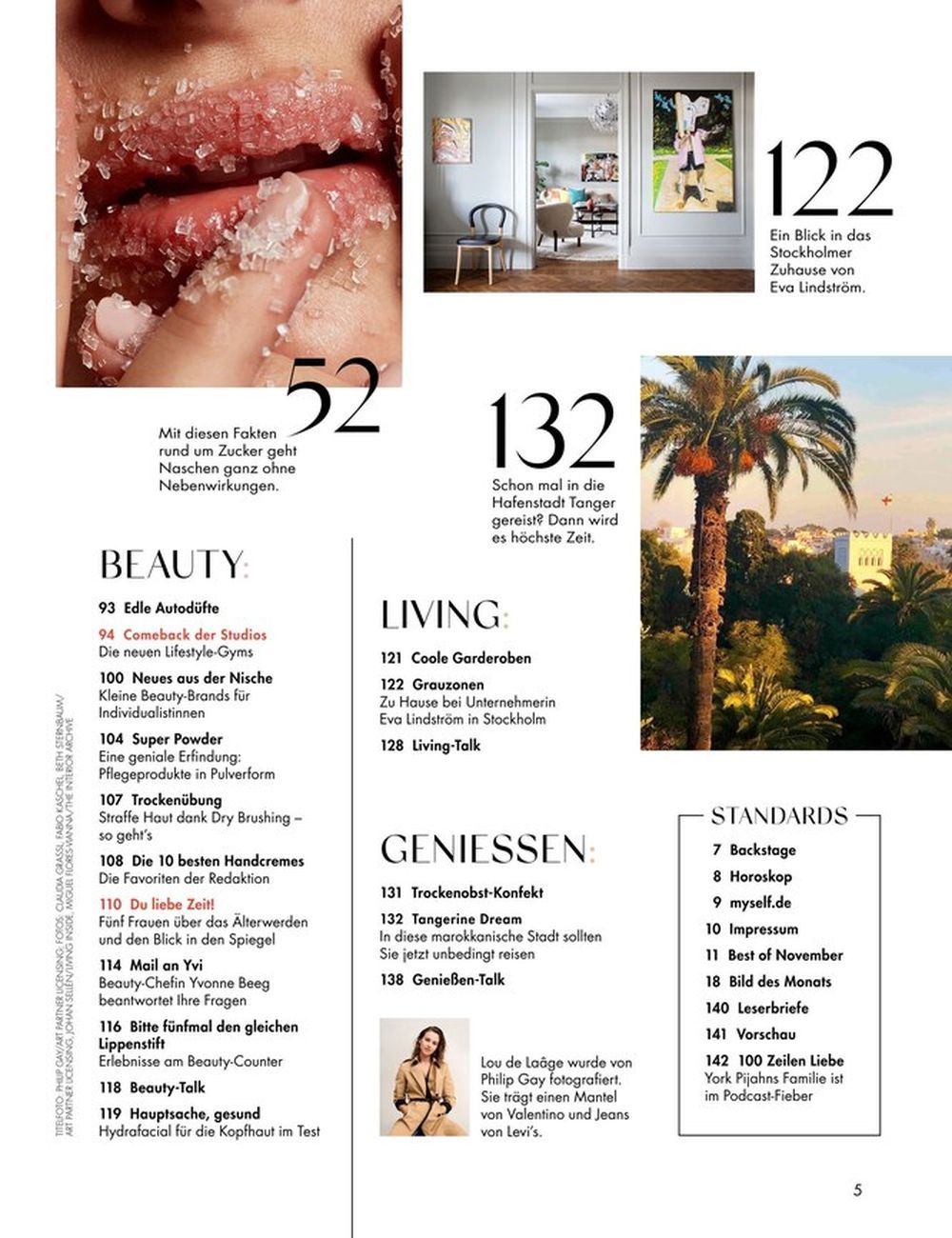 Myself Magazin Deutschland 2023-11 Lou De Laage