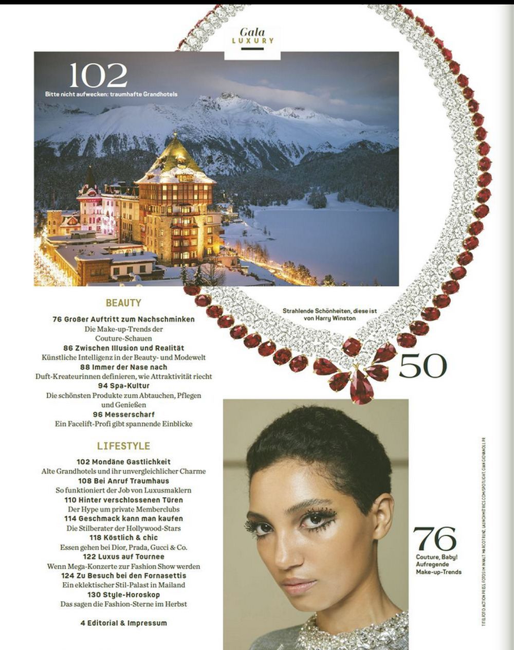 Gala Luxury Tijdschrift Duitsland 2023-02 Penélope Cruz Originele uitgave