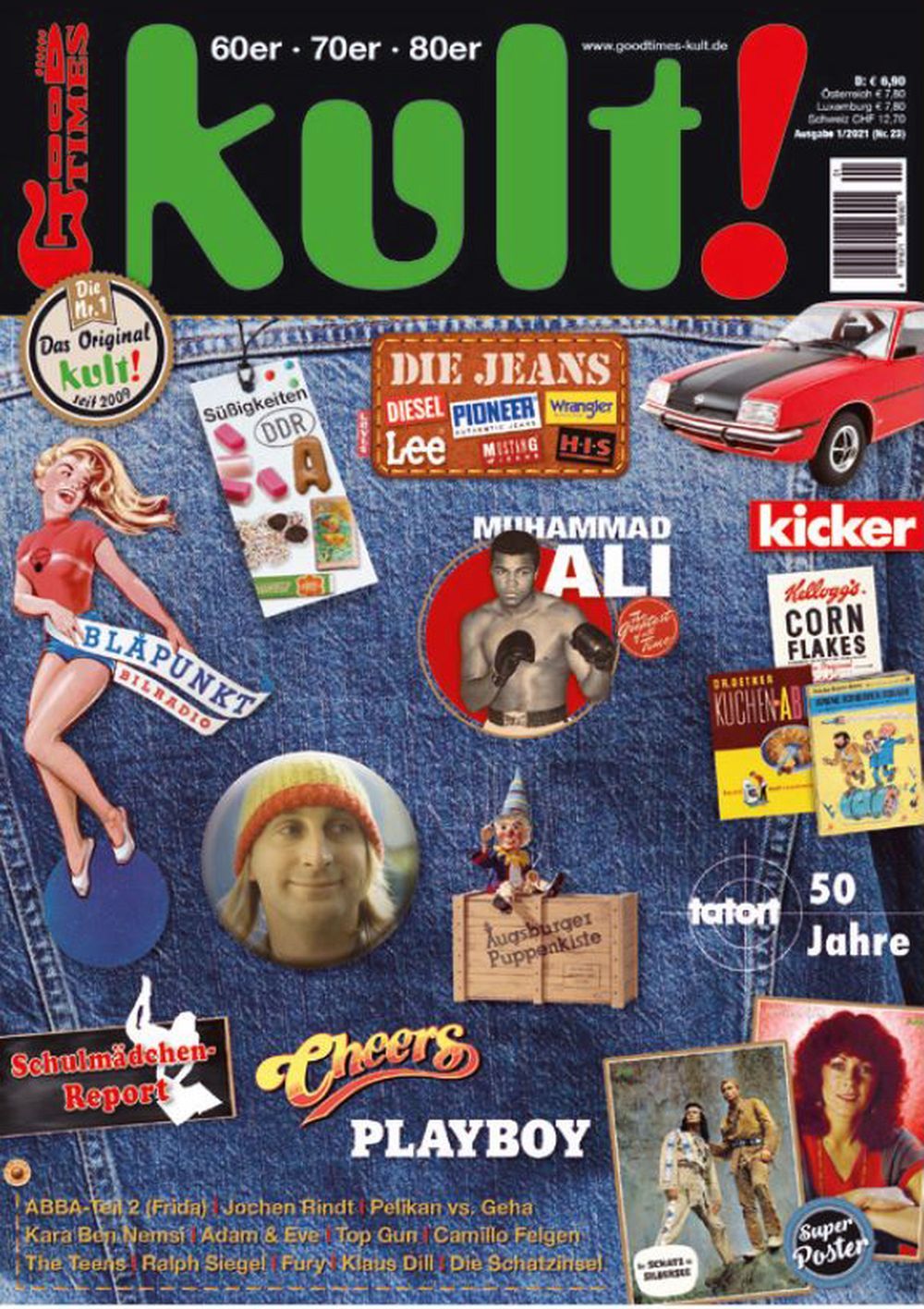 Kult Magazin Deutschland 2020 #23 Anni-Frid Lyngstad Muhammad Ali