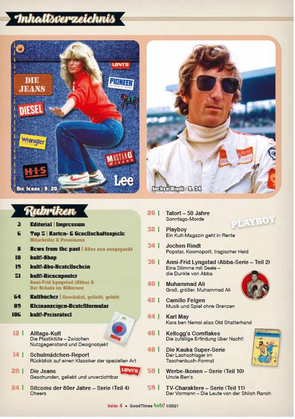 Kult Magazin Deutschland 2020 #23 Anni-Frid Lyngstad Muhammad Ali