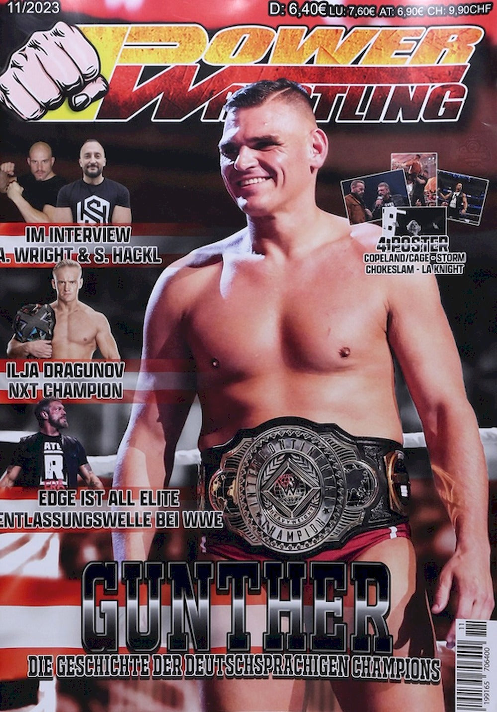 Power Wrestling Magazin Deutschland 2023-11 Gunther Dragunov Edge Copeland