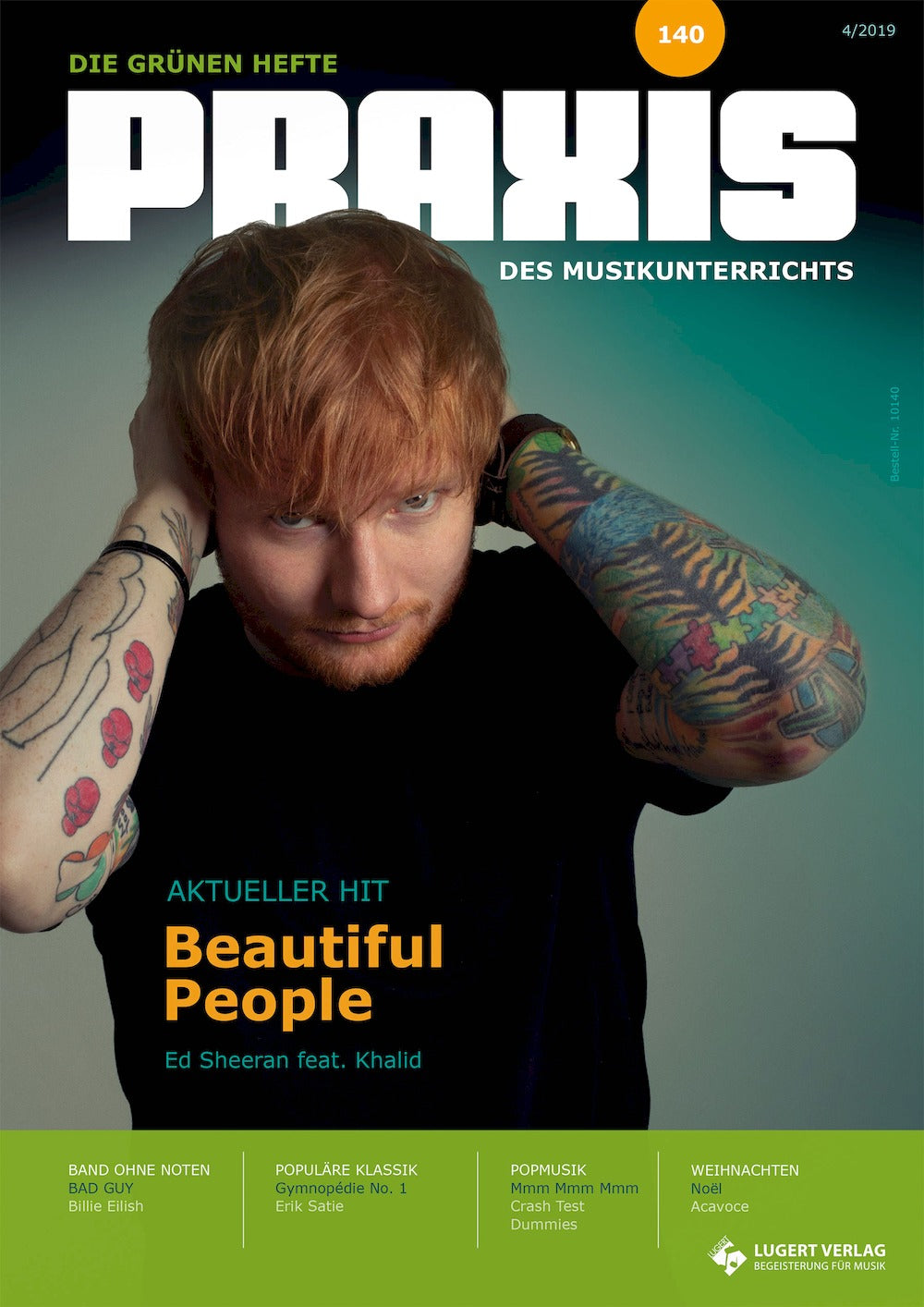 Praxis Des Musikunterrichts Magasin Tyskland 2019 #140 Ed Sheeran Khalid Originalutgåva
