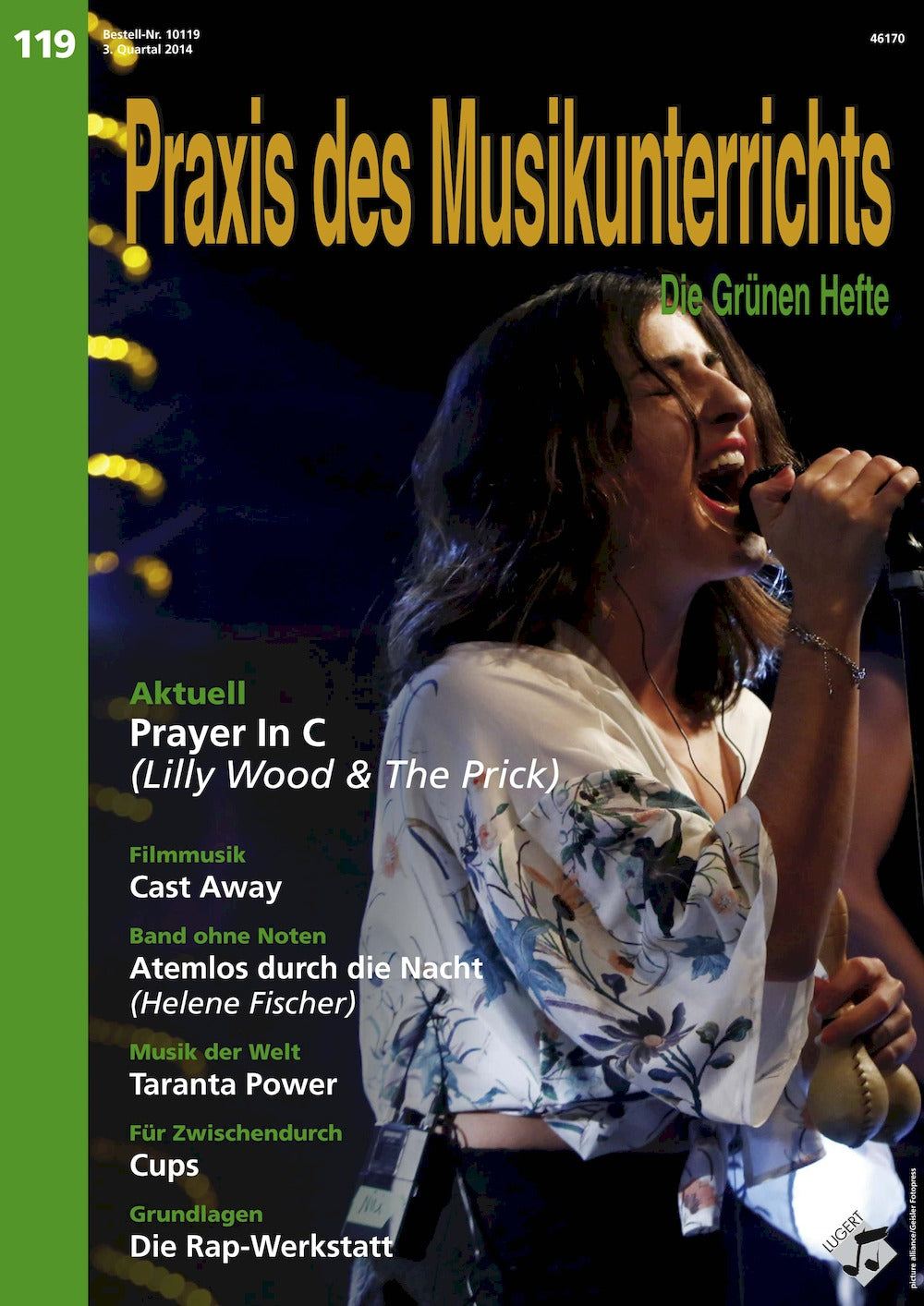 Praxis Des Musikunterrichts Tijdschrift Duitsland 2014 #119 Lilly Wood The Pric Robin Schulz Originele uitgave