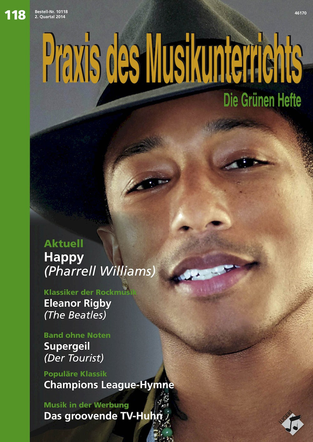 Praxis Des Musikunterrichts Magasin Tyskland 2014 #118 Pharrell Williams Originaludgave