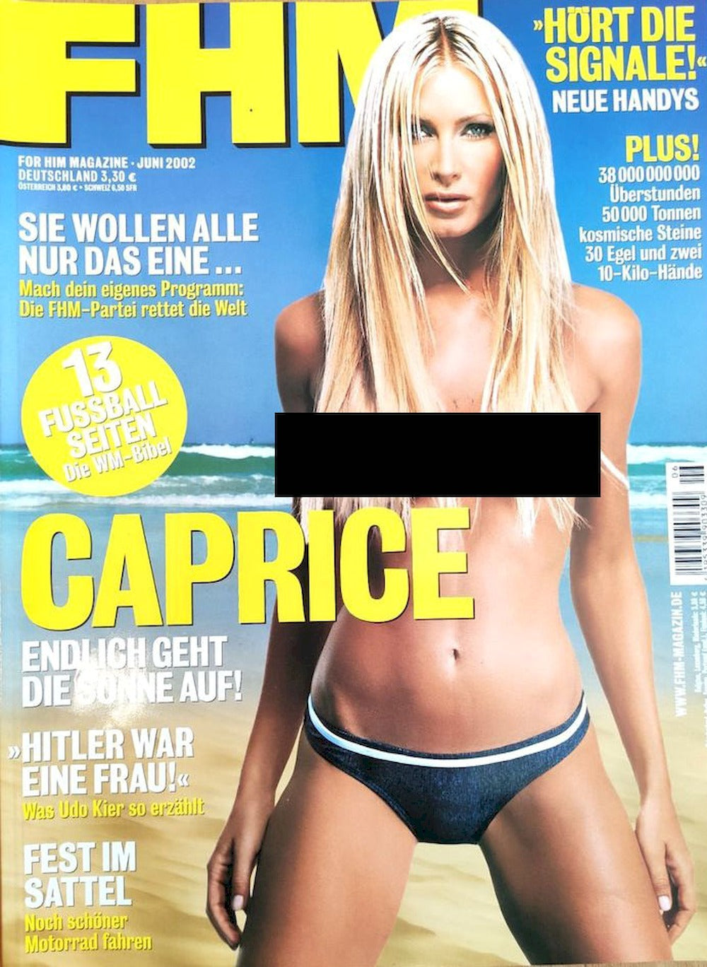 FHM Magazin Deutschland 2002-06 Caprice
