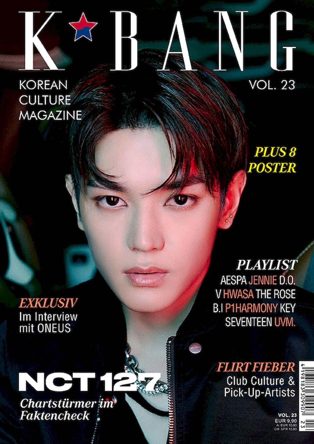 K*Bang Magasin Tyskland 2023 #23 Edition Taeyong NCT 127 Originaludgave