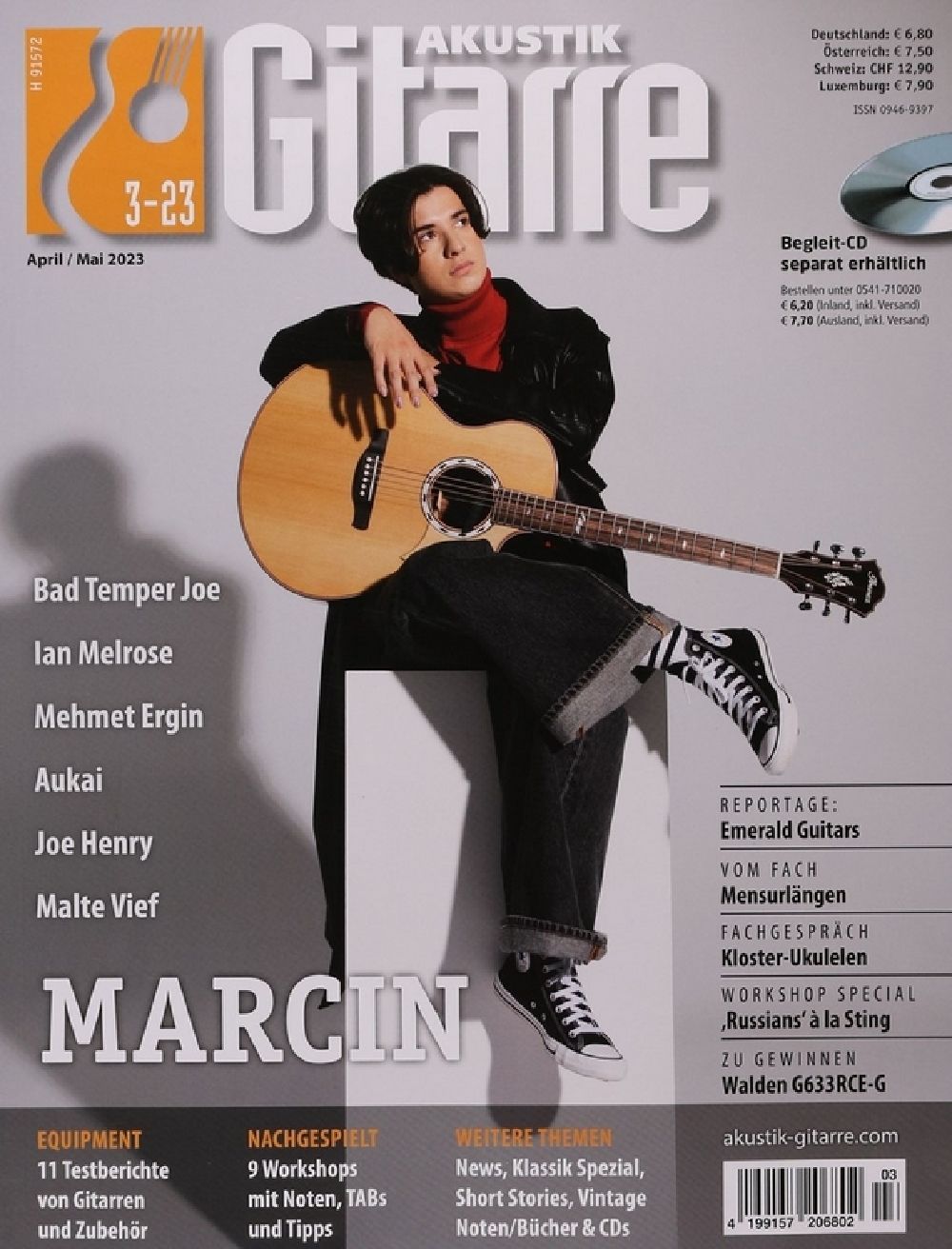 Akustik Gitarre Magazine Germany 2023-03 Marcin Bad Temper Joe Ian Melrose