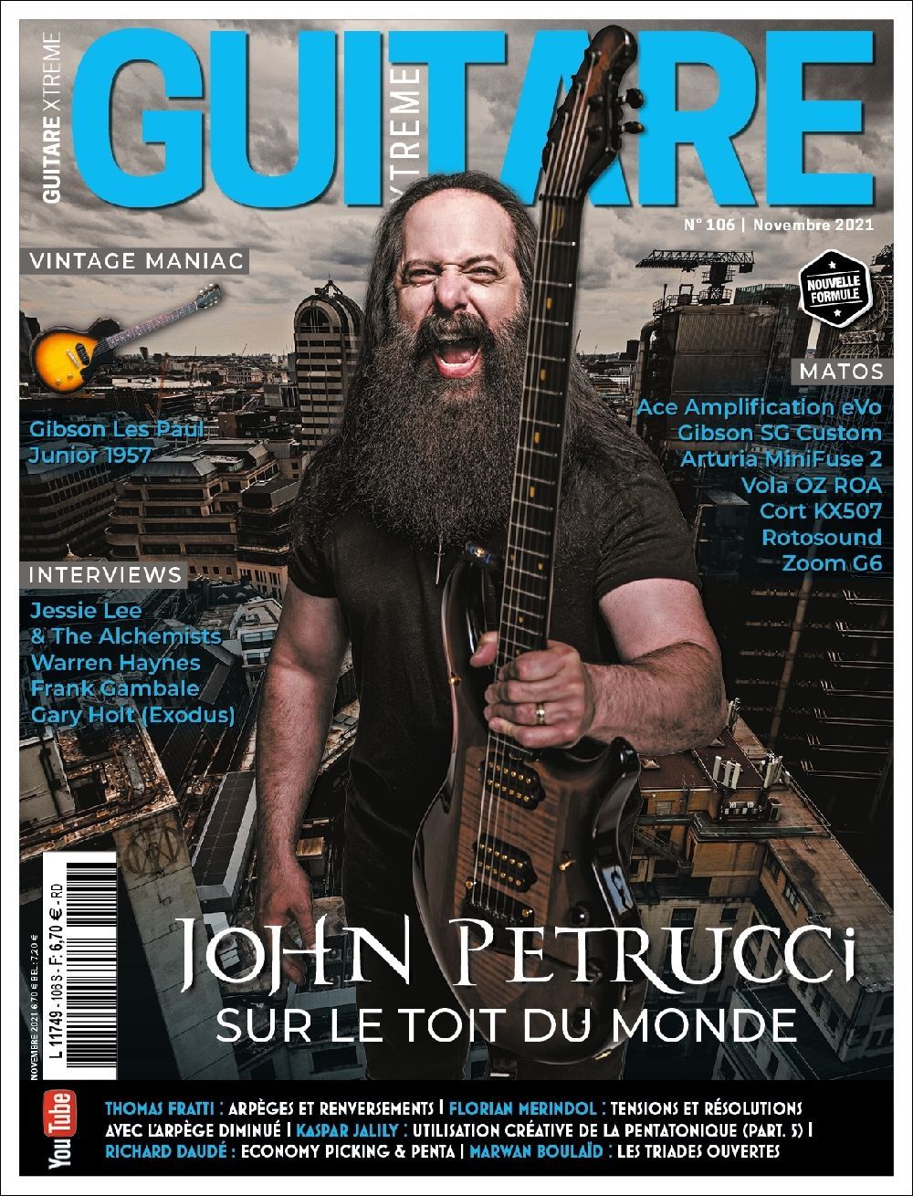 Guitare Xtreme Magazin Frankreich 2021 #106 John Petrucci Warren Haynes Jessie Lee