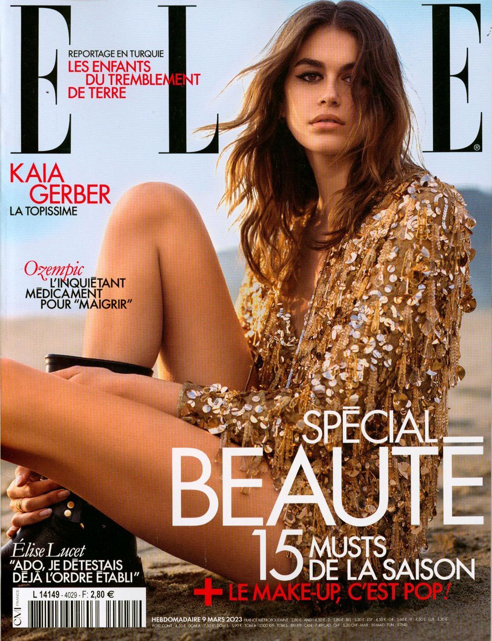 Elle Magasin Frankrig 2023 #4029 Kaia Gerber Originaludgave