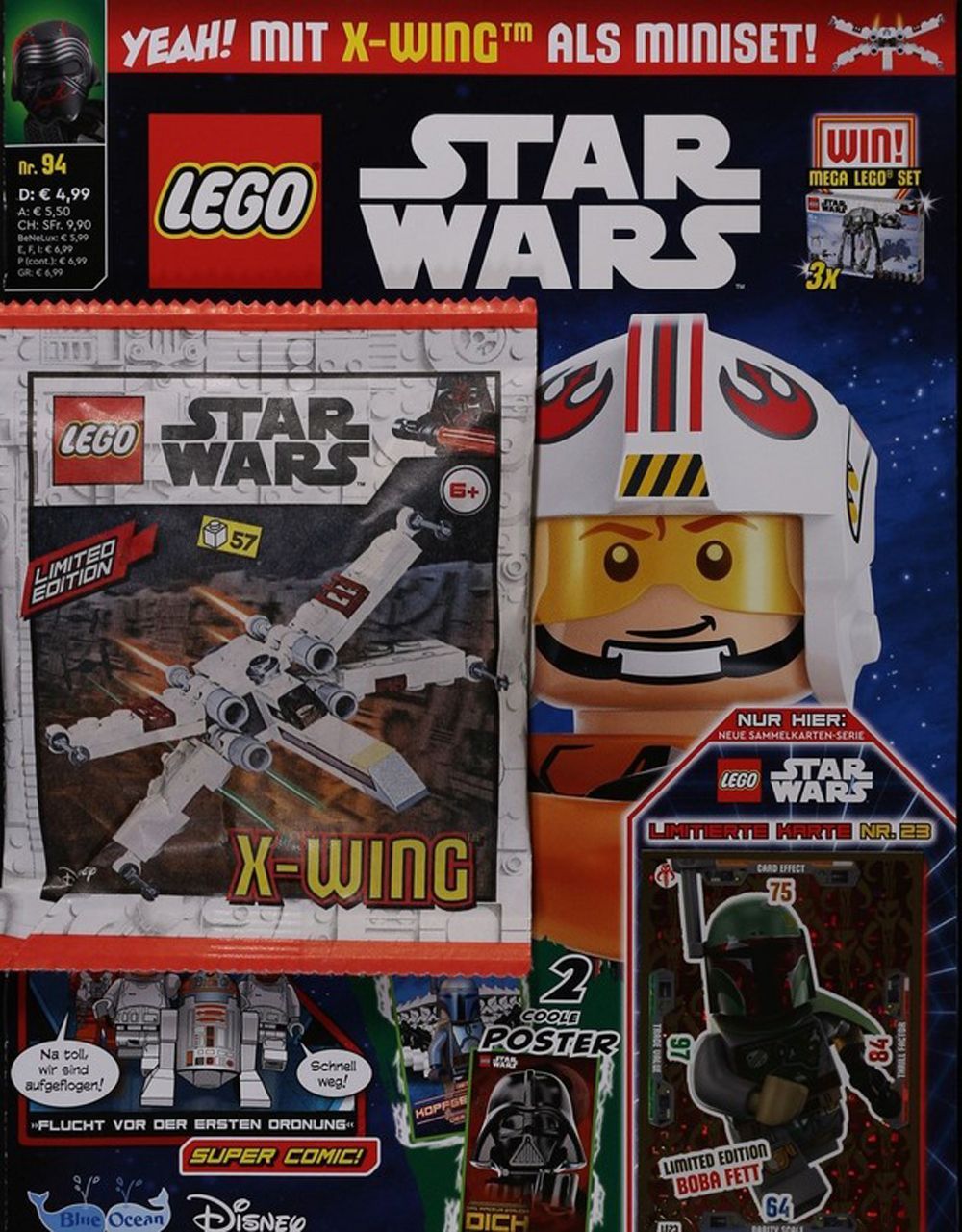 Lego Star Wars Magazine Allemagne 2023 #94 + Gimmick Xwing