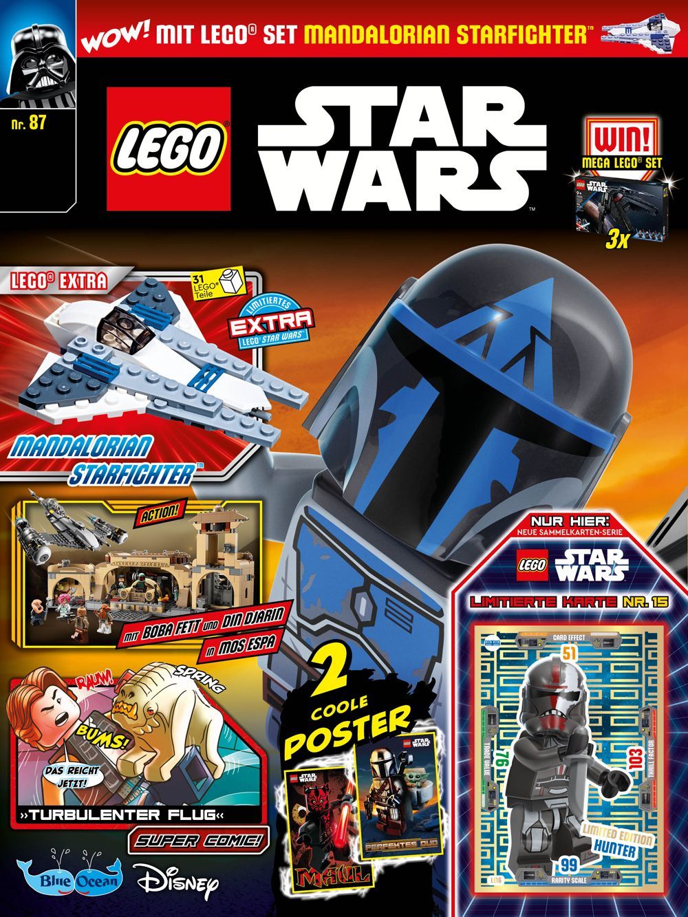 Lego Star Wars Magazin Deutschland 2022 #87 Starfighter + Gimmick