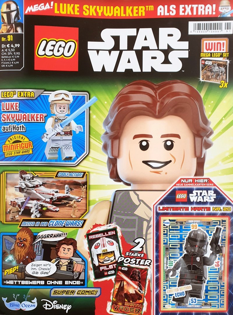 Lego Star Wars Magazine Germany 2022 #91 Luke Skywalker Original Print Issue