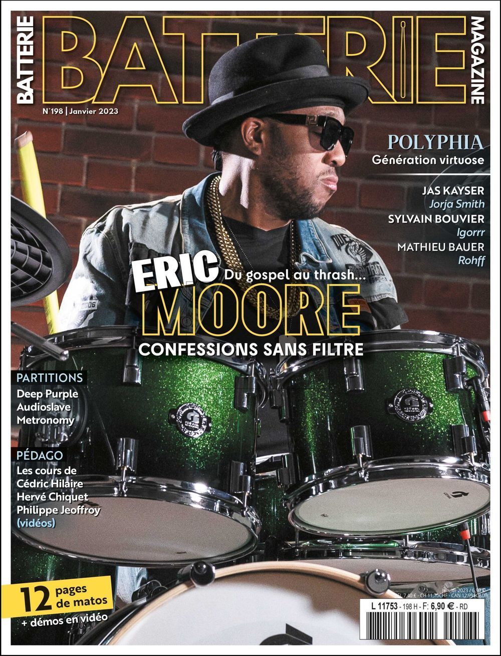 Batterie Magasin Frankrig 2023 #198 Eric Moore Jas Kayser Clay Aeschliman Originaludgave
