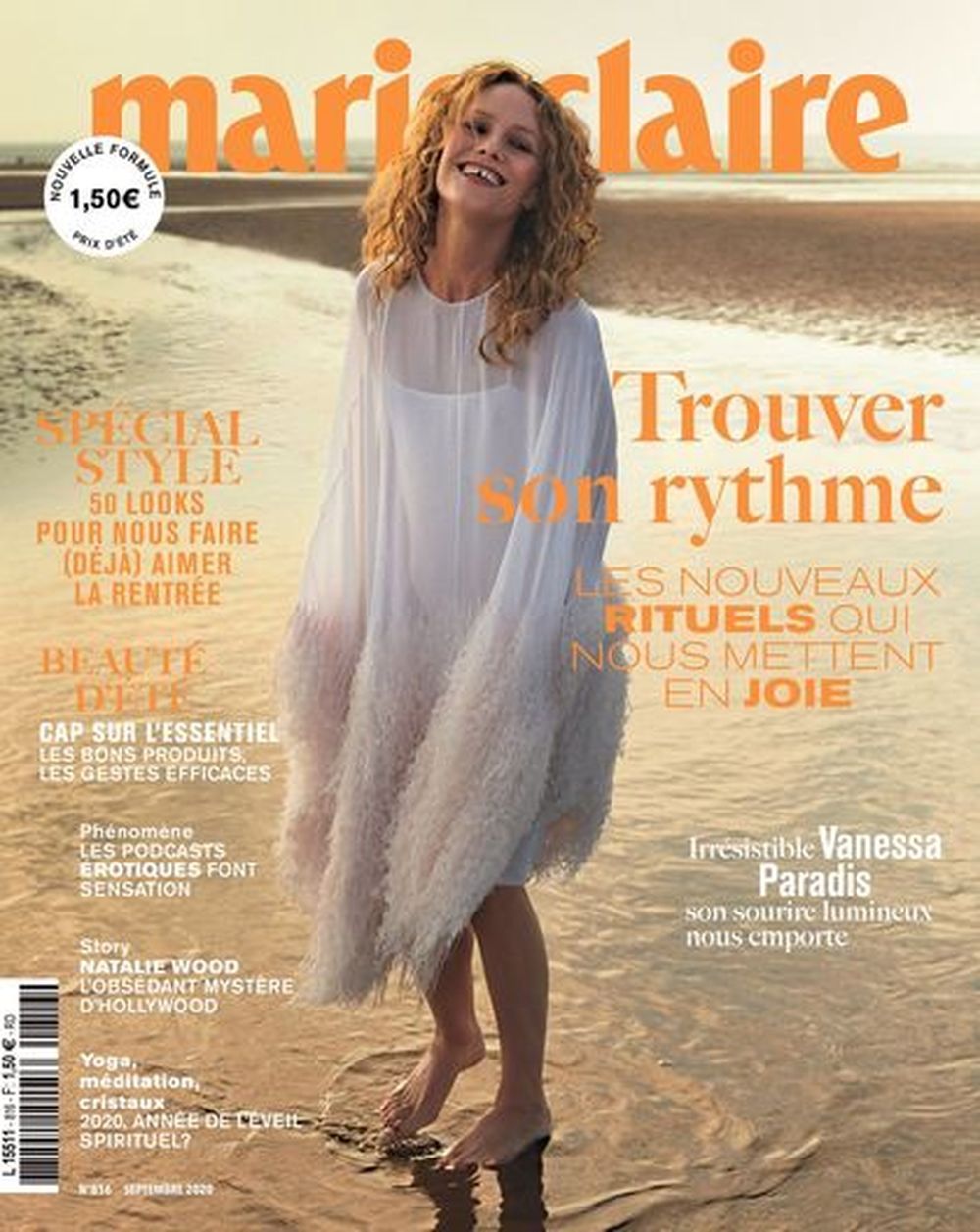 Marie Claire Magasin Frankrig 2020 #816 Vanessa Paradis Originaludgave