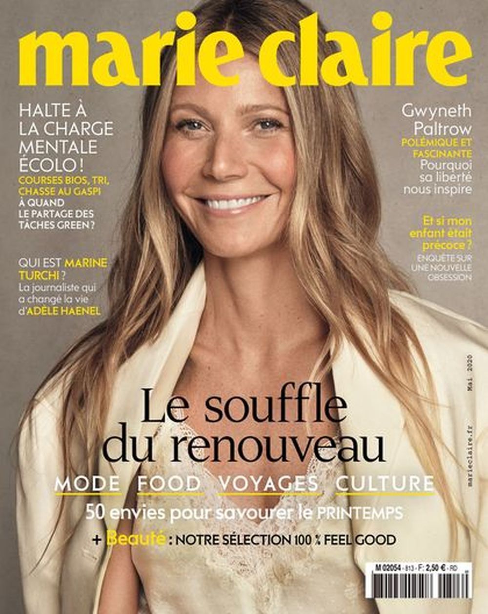 Marie Claire Magazine France 2020 #813 Gwyneth Paltrow Édition originale