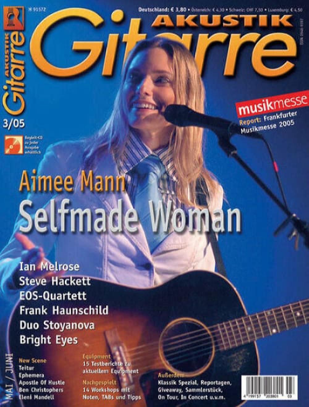 Akustik Gitarre Magazin Deutschland 2005-03 Aimee Mann