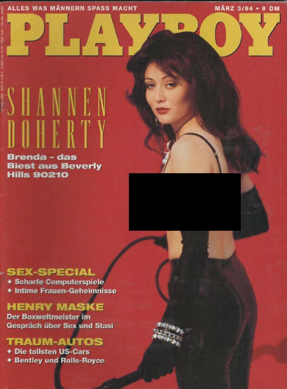 Playboy Magazin Deutschland 1994-03 Shannen Doherty
