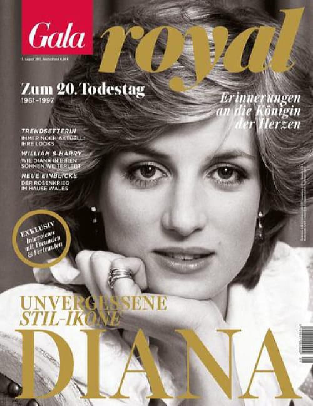 Gala Royal Magazine Allemagne 2017-01 – Lady Diana Spencer Princess Diana Of Wales – Édition originale
