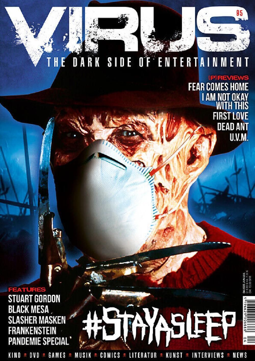 Virus Magasin Tyskland 2020 #95 Freddy Krueger Originaludgave