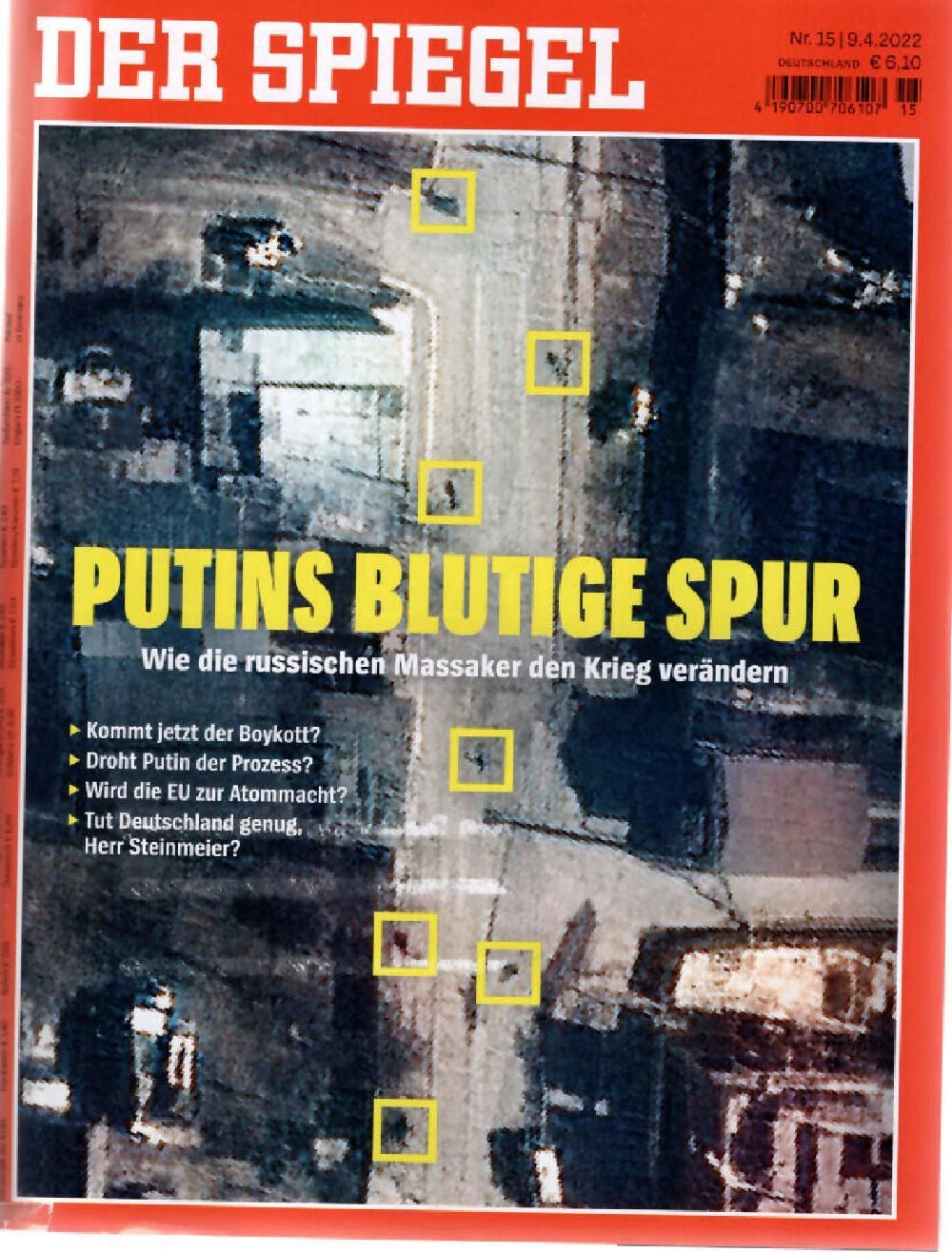 Der Spiegel Magazin Deutschland 2022-15 Putin