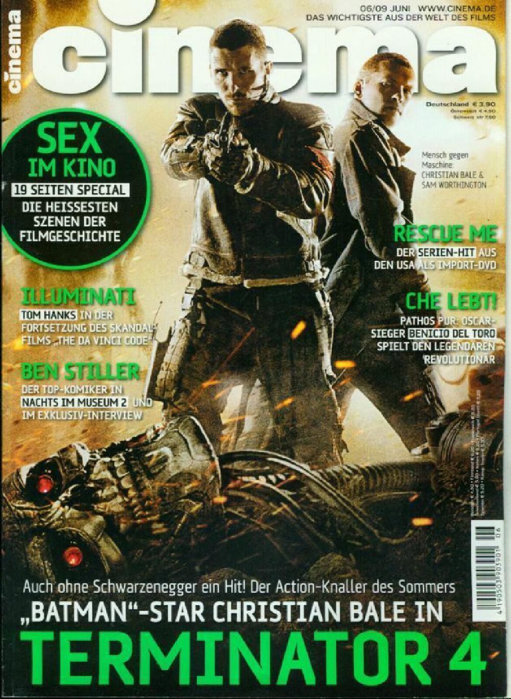 Cinema Magazin Deutschland 2009-06 Christian Bale Ben Stiller Benicio Del Toro