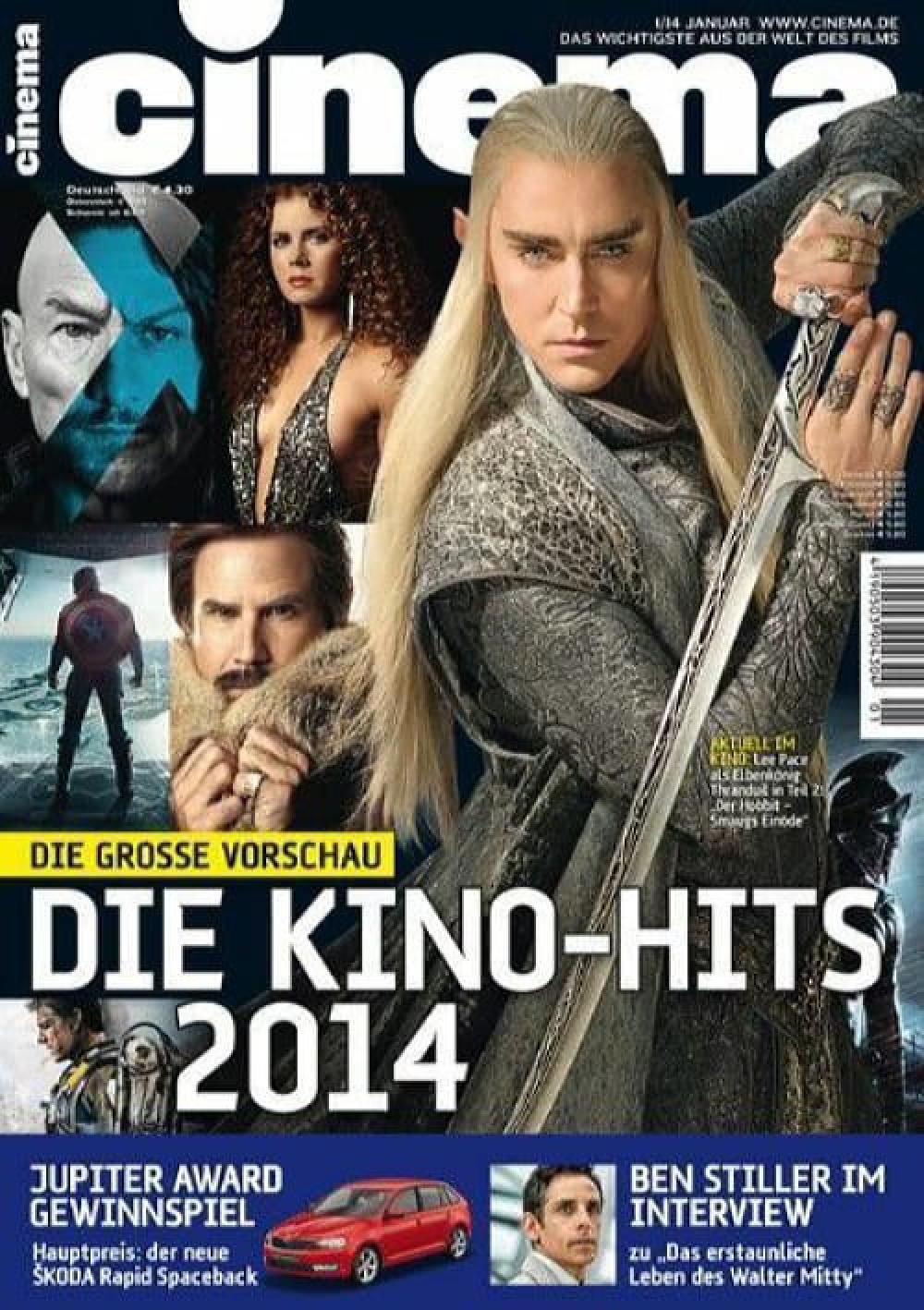Cinema Magazin Deutschland 2014-01 Lee Pace Ben Stiller
