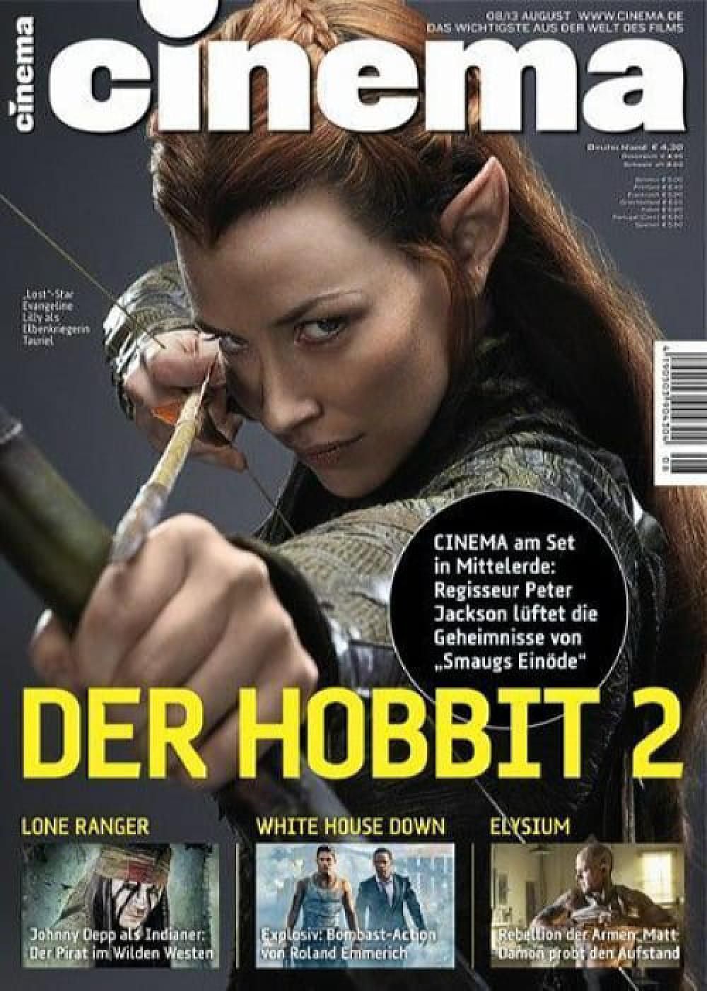 Cinema Magazin Deutschland 2013-08 Evangeline Lilly