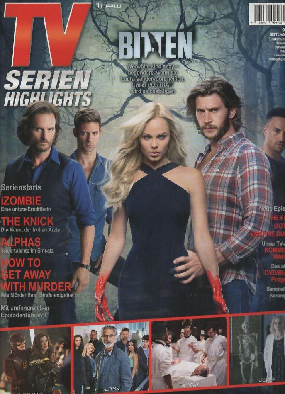 TV Serien Highlights Magazin Deutschland 2015 #236 Laura Vandervoort