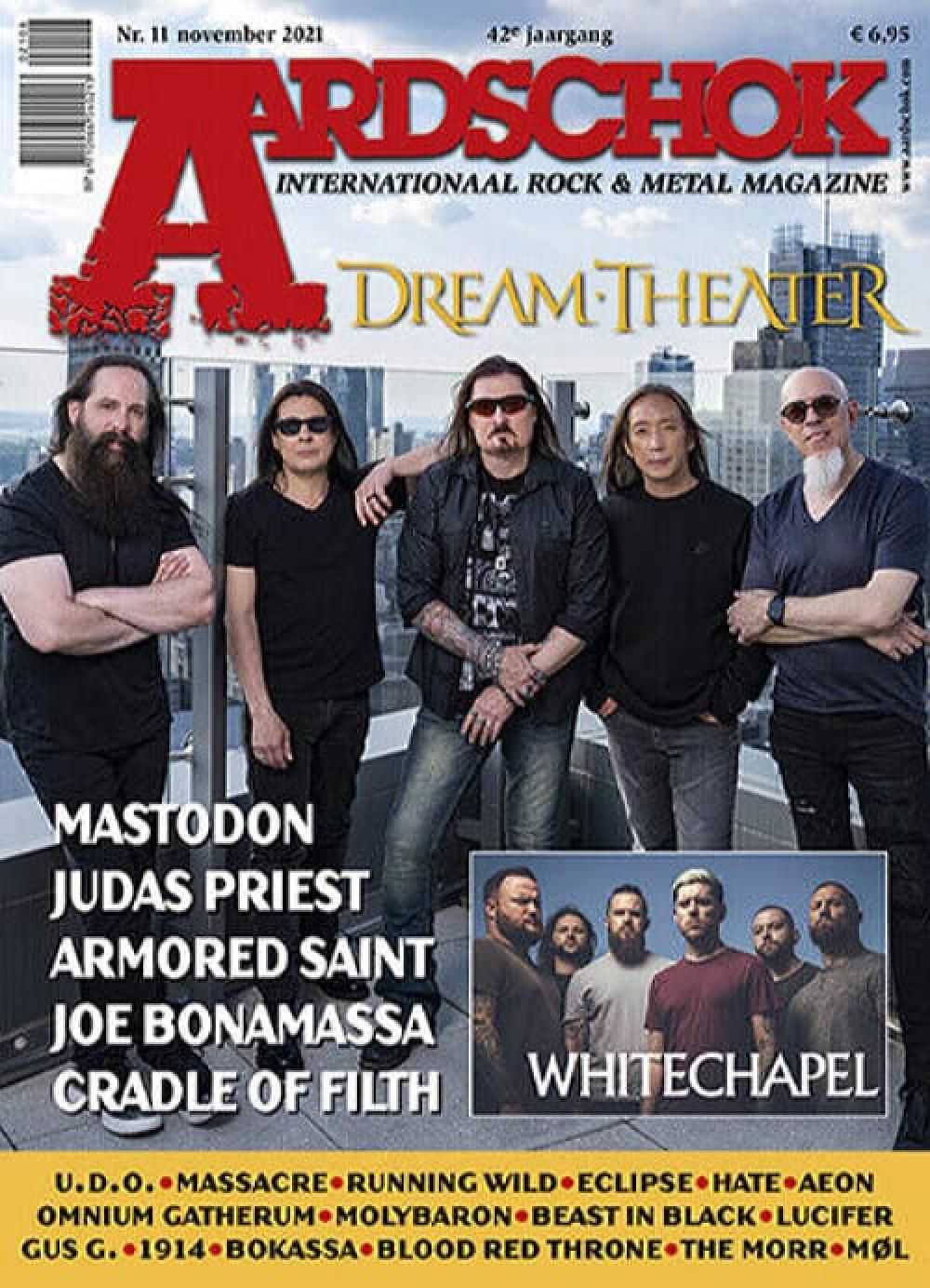 Aardschok Magazin Niederlande 2021-11 Dream Theater Whitechapel Mastodon