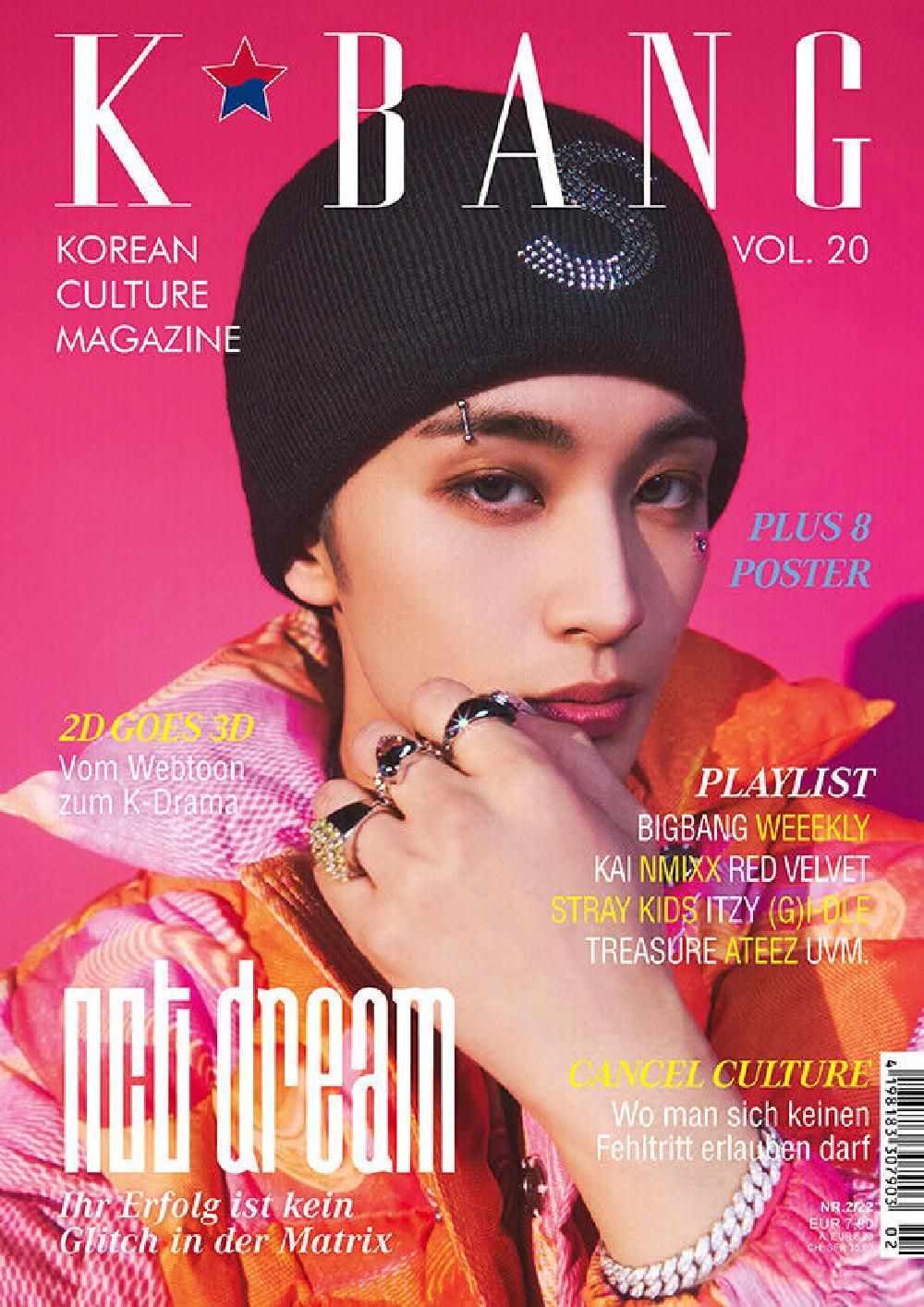 K*Bang Magasin Tyskland 2022 #20 Edition Plus Mark NCT Originaludgave
