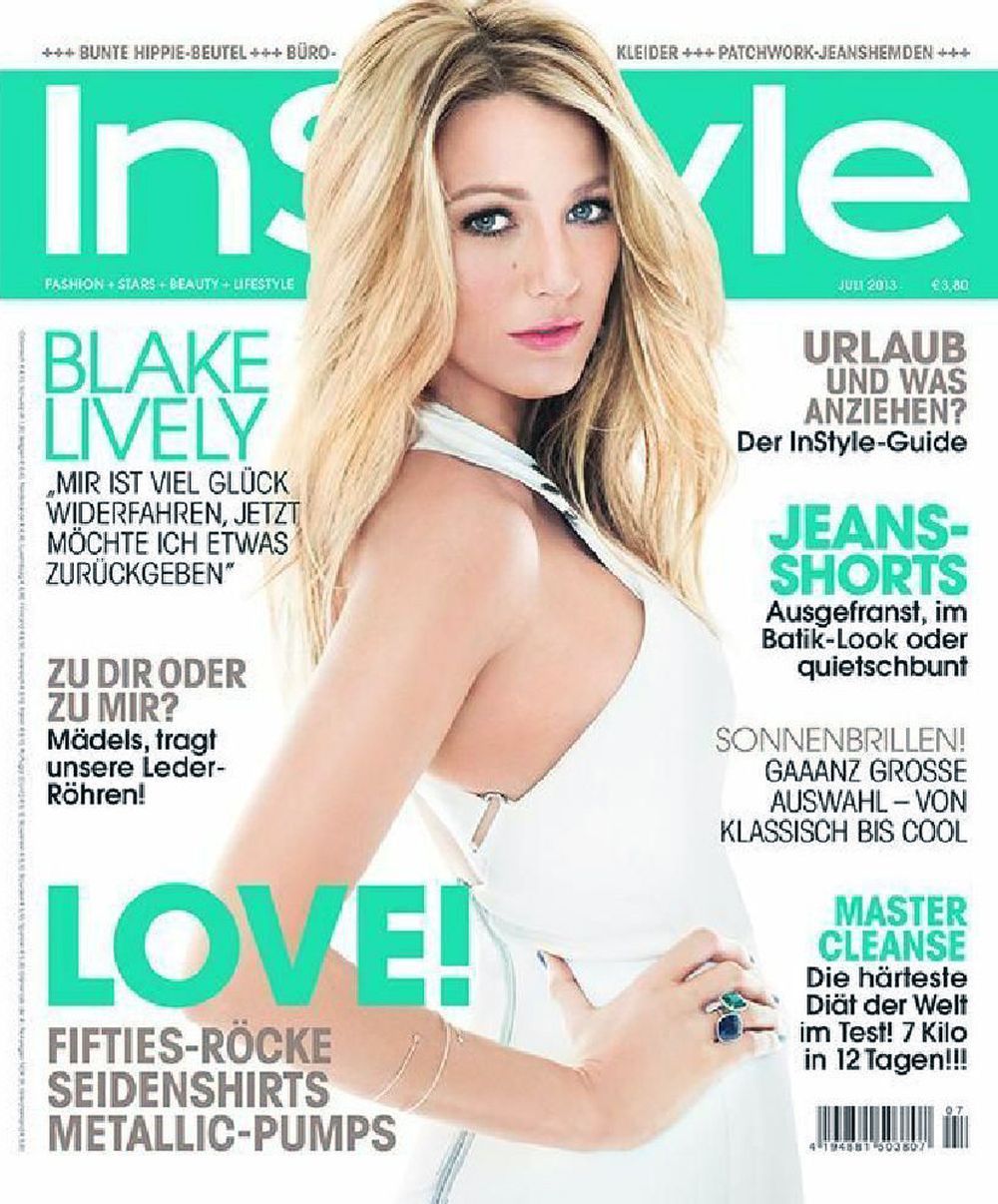 InStyle Magazin Deutschland 2013-07 Blake Lively
