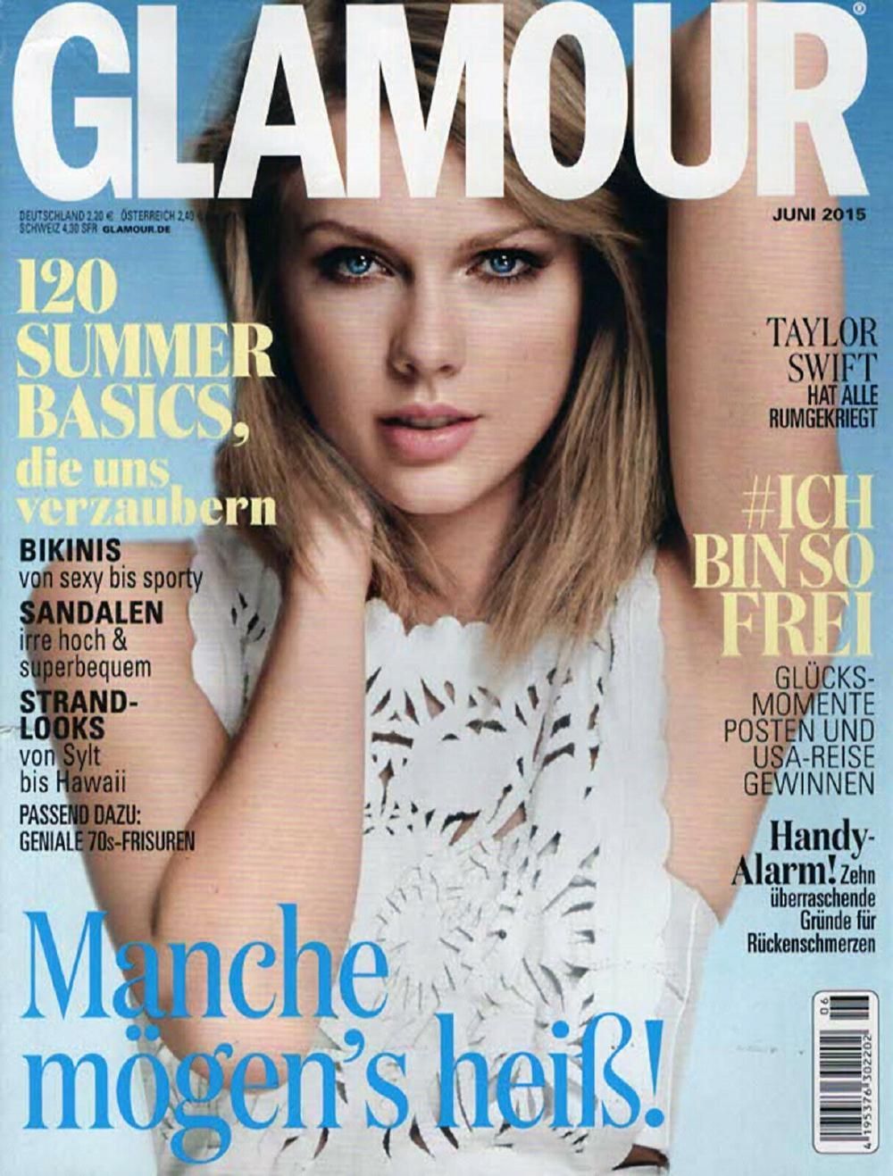 Glamour Magazine Germany 2015-06 – Taylor Swift – Original Print Issue