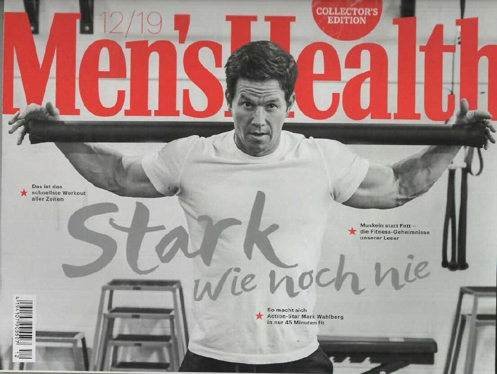 Mens Health Magazin Deutschland 2019-12 Mark Wahlberg Edition