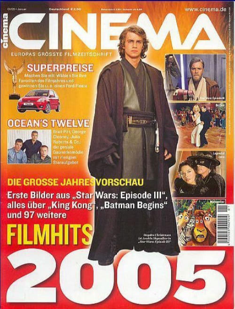 Cinema Magazin Deutschland 2005-01 Hayden Christensen