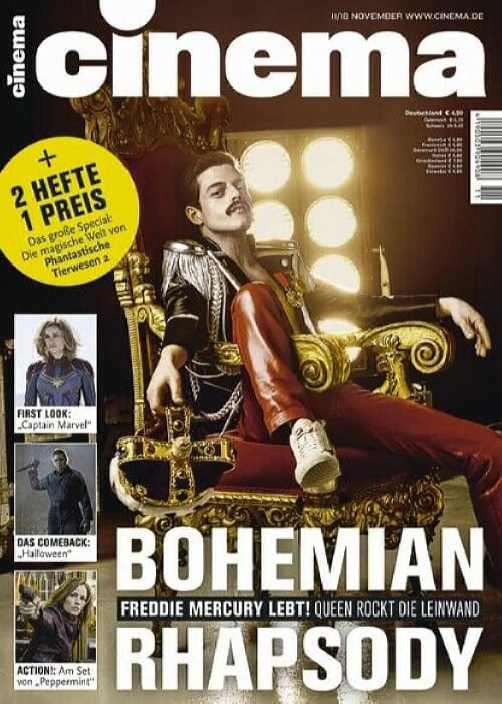 Cinema Magazin Deutschland 2018-11 Rami Malek Freddie Mercury