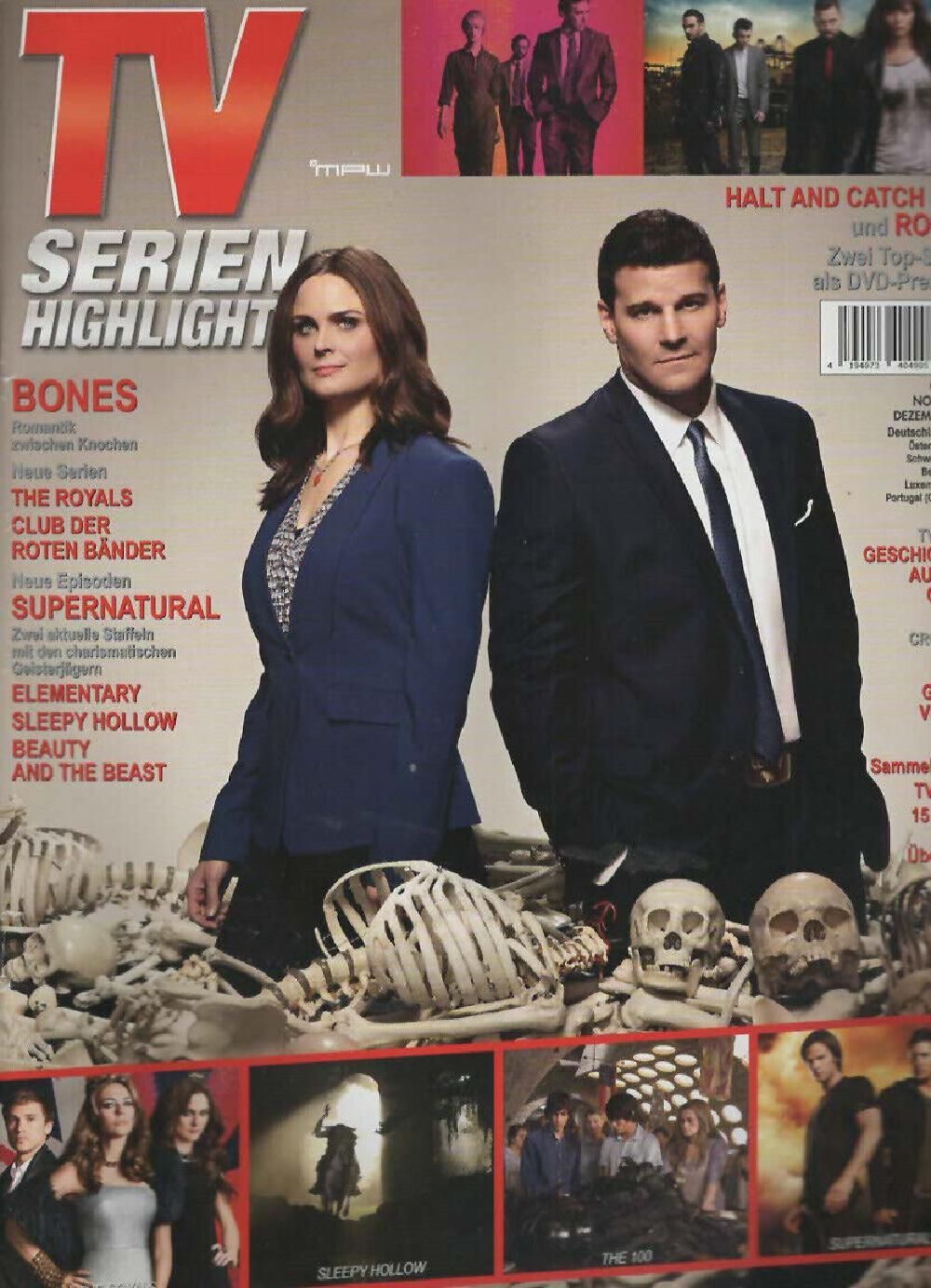 TV Serien Highlights Magazin Deutschland 2015 #238 Emily Deschanel Boreanaz
