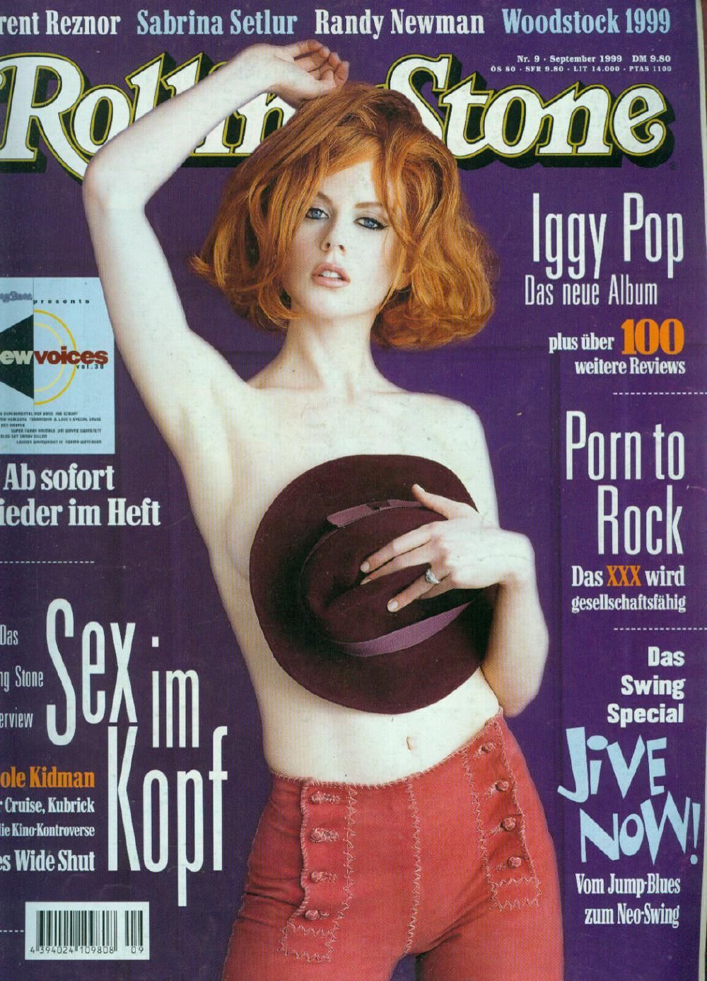 Rolling Stone Magazin Deutschland 1999-09 Nicole Kidman Iggy Pop Trent Reznor