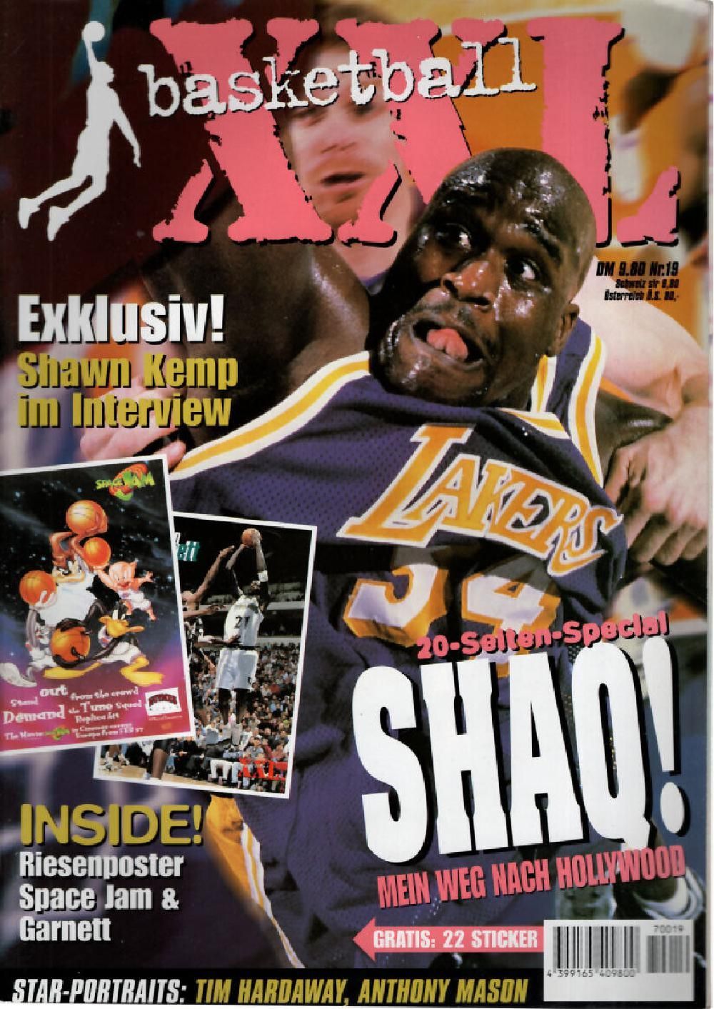 Basketball XXL Magazin Deutschland 1997 #19 Shaquille O’Neal