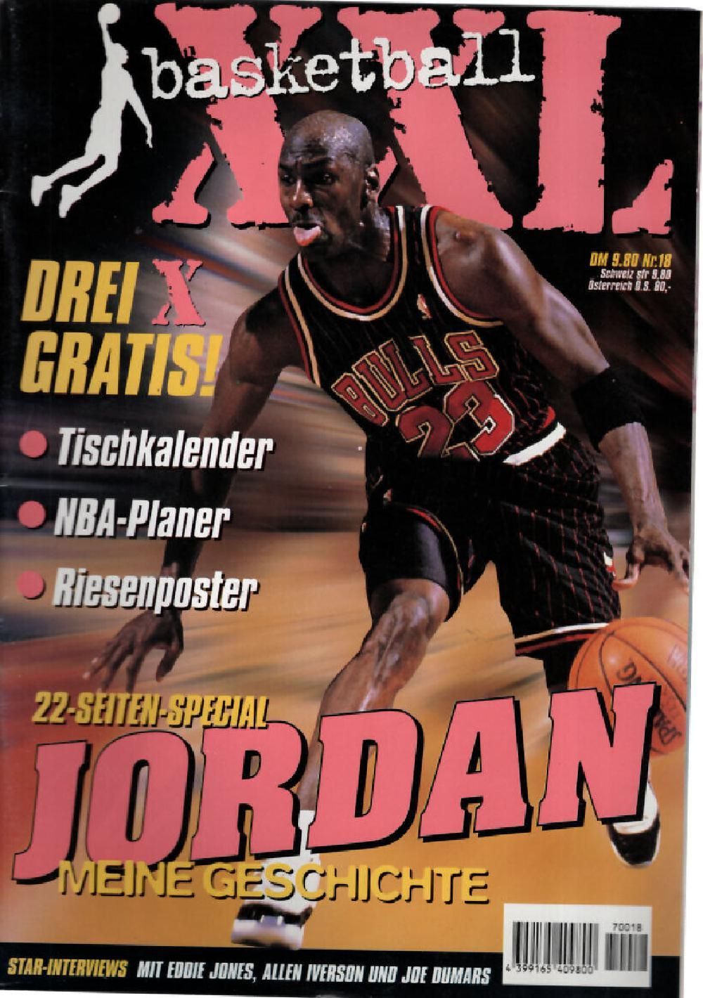 Basketball XXL Magazin Deutschland 1997 #18 Michael Jordan
