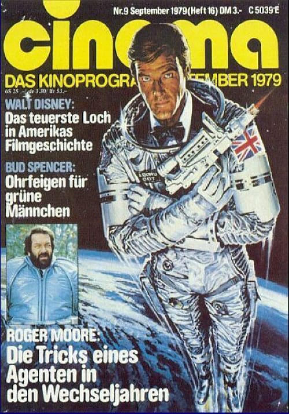 Cinema Magazin Deutschland 1979-09 Roger Moore Bud Spencer