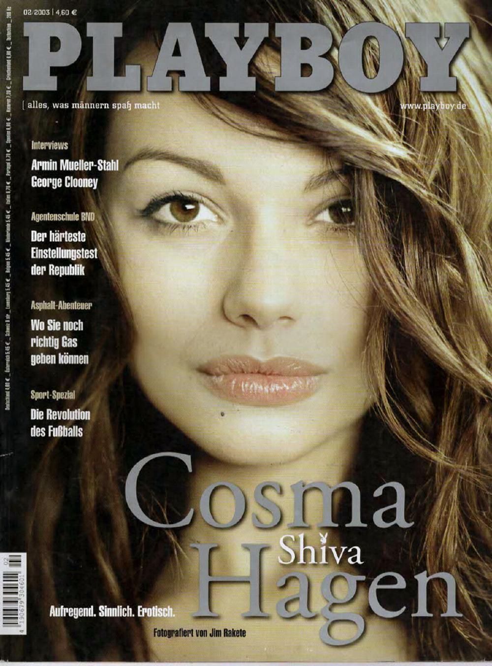 Playboy Magazin Deutschland 2003-02 Cosma Shiva Hagen