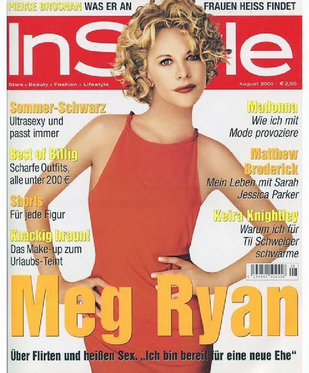 InStyle Magazin Deutschland 2004-08 Meg Ryan