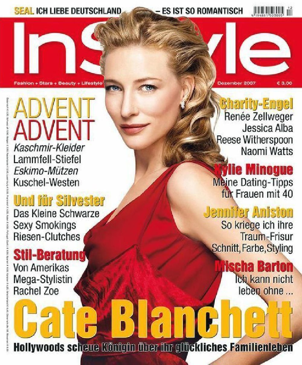 InStyle Magasin Tyskland 2007-12 Cate Blanchett Originaludgave