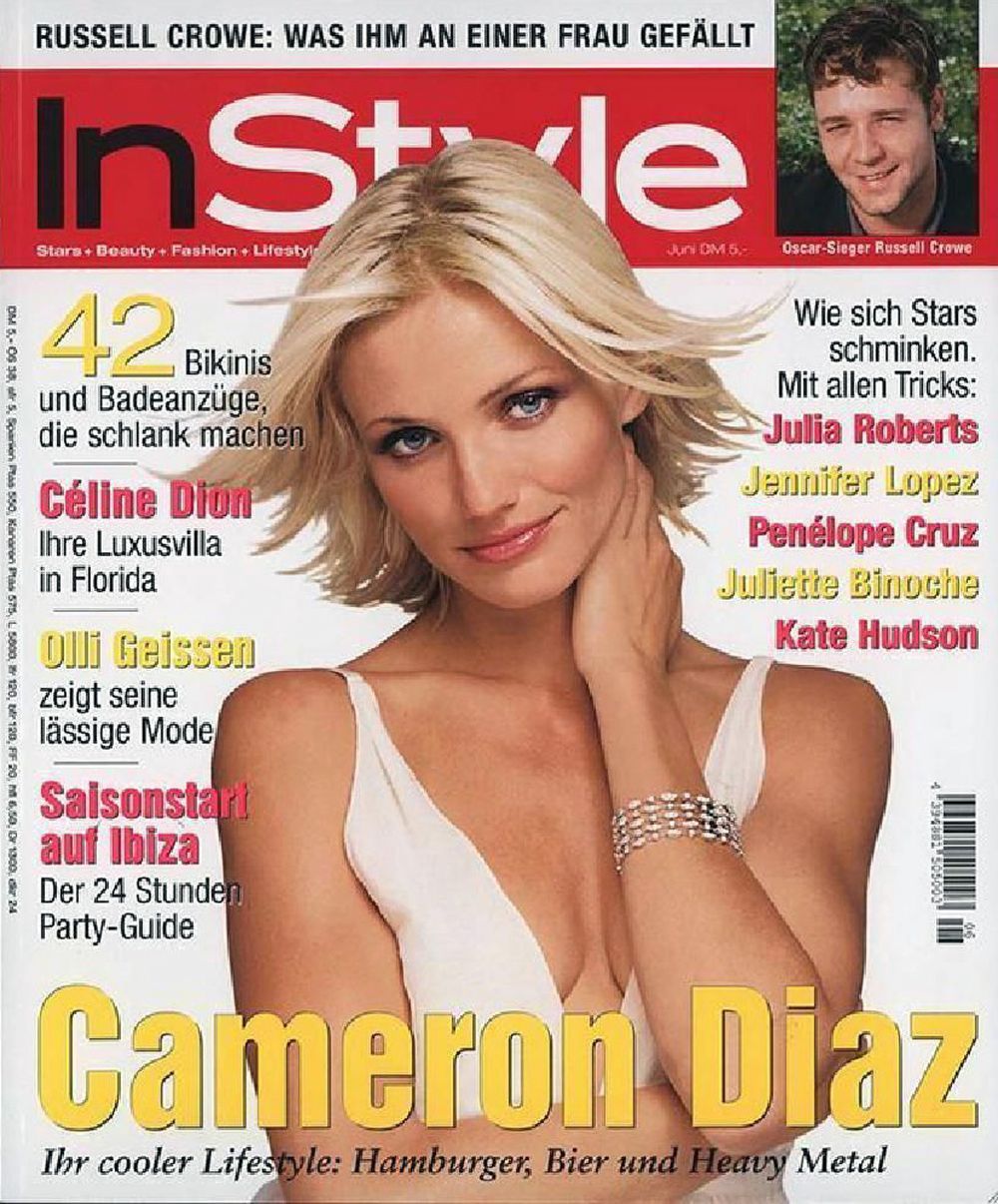 InStyle Magazin Deutschland 2001-06 Cameron Diaz