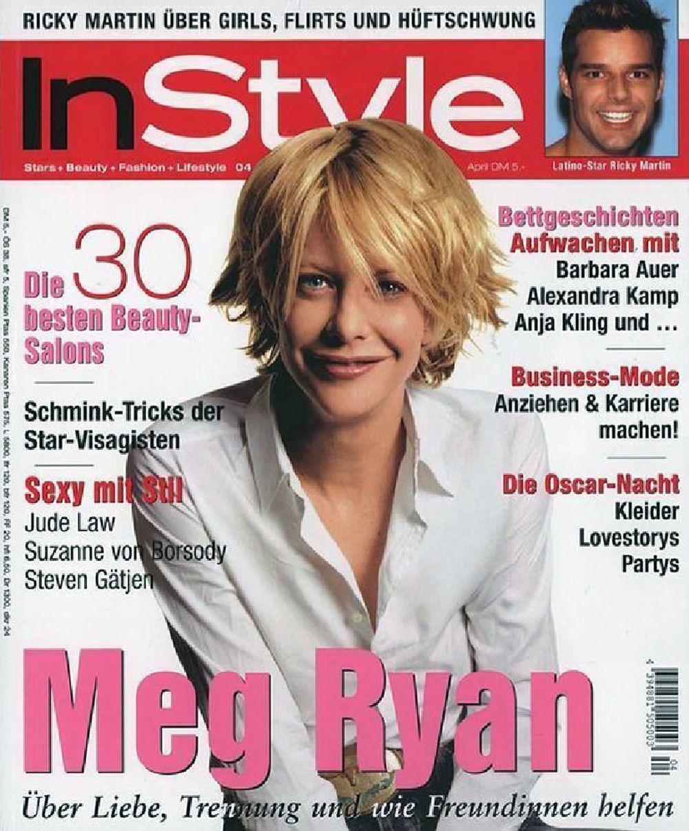 InStyle Magazin Deutschland 2001-04 Meg Ryan