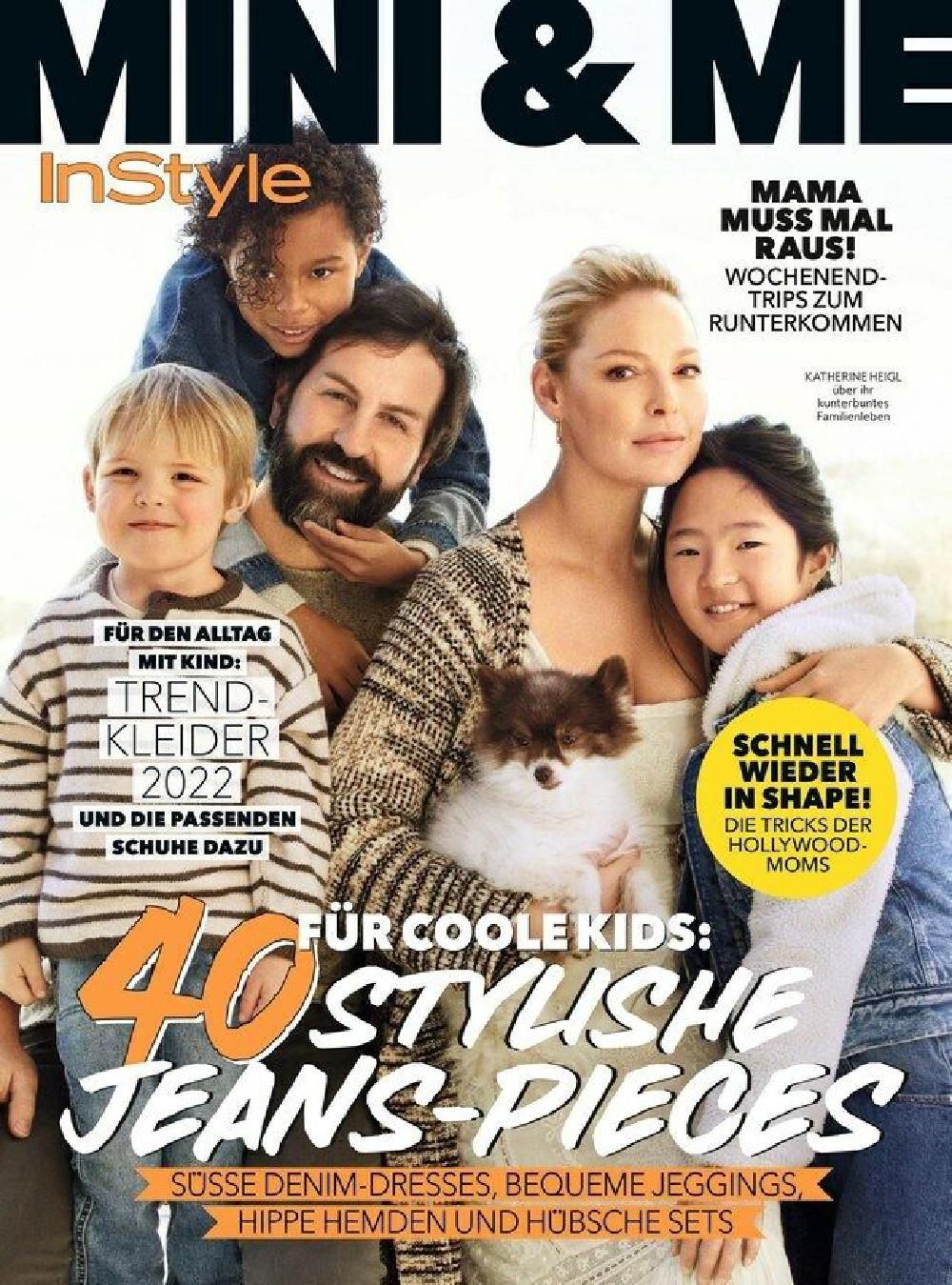 InStyle Mini & Me Magasin Tyskland 2022-01 Katherine Heigl Originaludgave