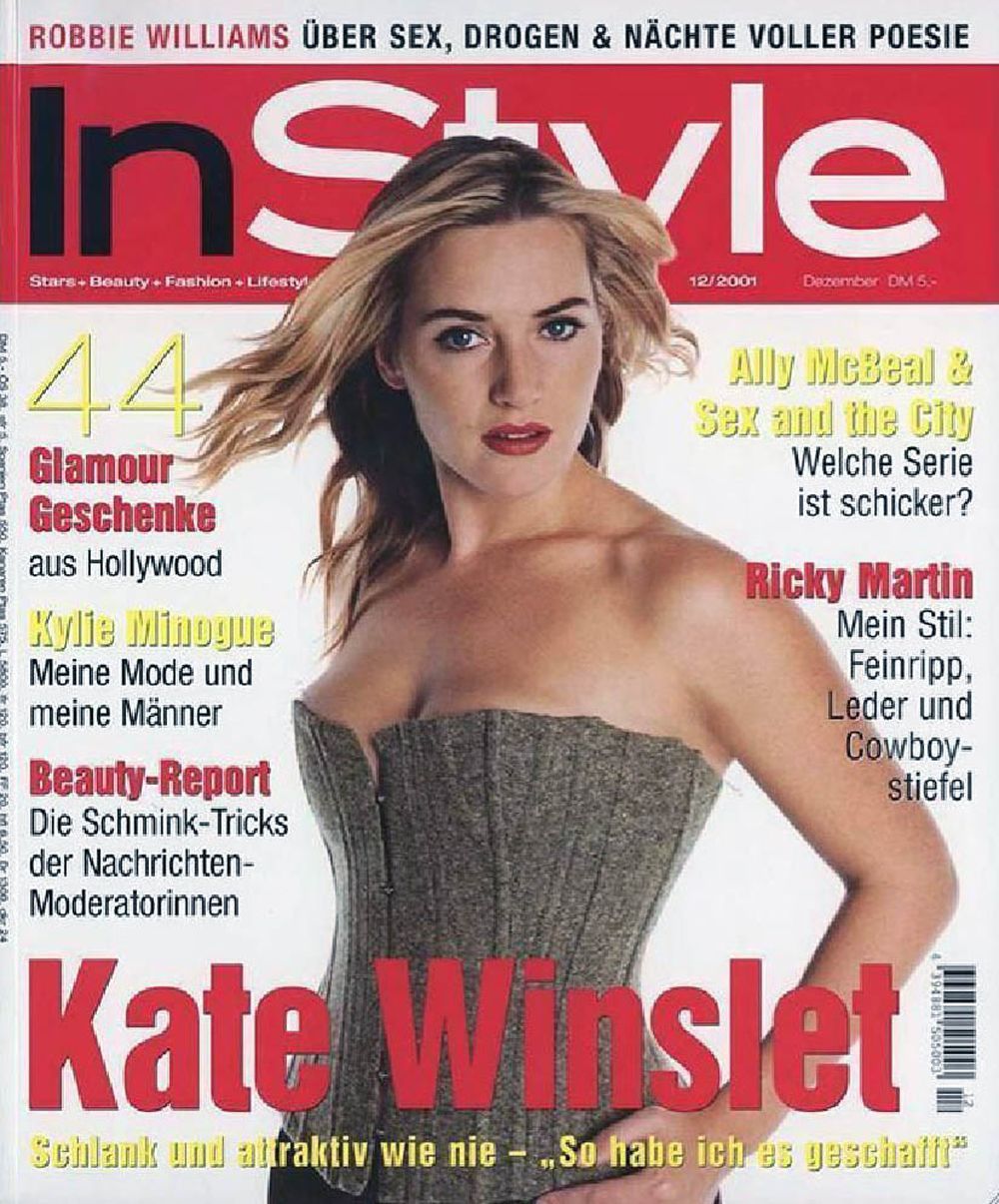 InStyle Revista Alemania 2001-12 Kate Winslet Edición original